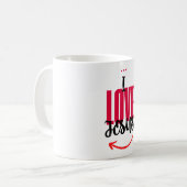 Caneca branca clássica, 325 ml koffiemok (Voorkant links)