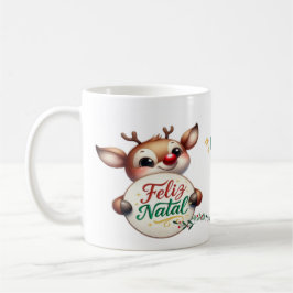 Caneca Branca Clássica - Edição Natal Koffiemok
