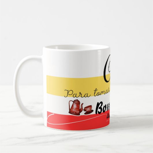 Caneca branca clássica koffiemok (Links)