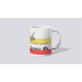 Caneca branca clássica koffiemok