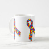 Caneca branca clássica laço  koffiemok (Voorkant links)