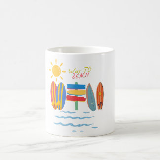 Caneca Café Chegada do Verão 11 oz Cerâmica W-PT Koffiemok