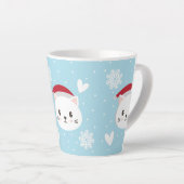 caneca Cat Christmas  Latte Mok (Rechterhoek)