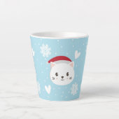 caneca Cat Christmas  Latte Mok (Voorkant)