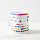 Caneca CMYK Color Guides Koffiemok (Voorkant links)
