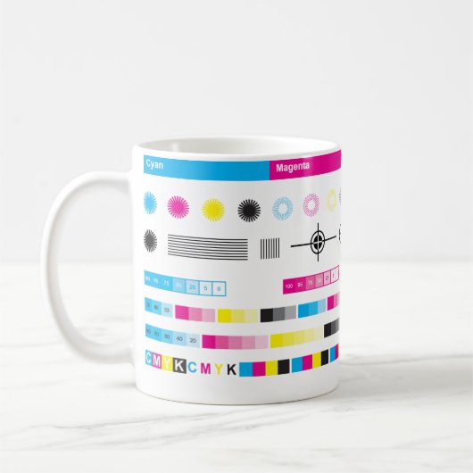 Caneca CMYK Color Guides Koffiemok (Links)