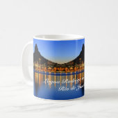 Caneca com foto da Lagoa Rodrigo de Freitas Koffiemok (Voorkant links)