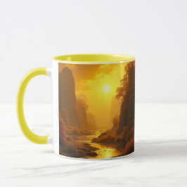 CANECA COMBO - PAISAGEM OURO MOK