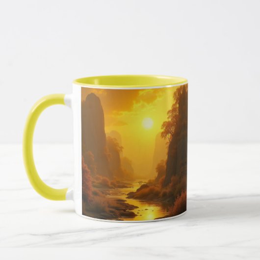 CANECA COMBO - PAISAGEM OURO MOK (Links)