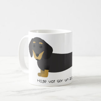 Caneca Dachshund-Longo Dia Koffiemok