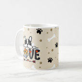 Caneca De Café Adorable cut, dogs lover mugs (Devant gauche)