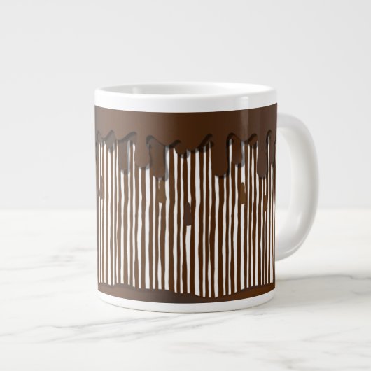 CANECA DE CAFÉ GRANDE CHOCOLADE EXTRA GROTE BEKER (Voorkant rechts)
