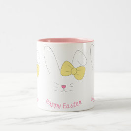 Caneca de café Happy Easter Tweekleurige Koffiemok