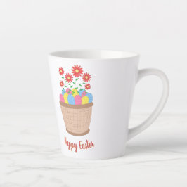 Caneca de café para a Páscoa (Happy Easter) Latte Mok