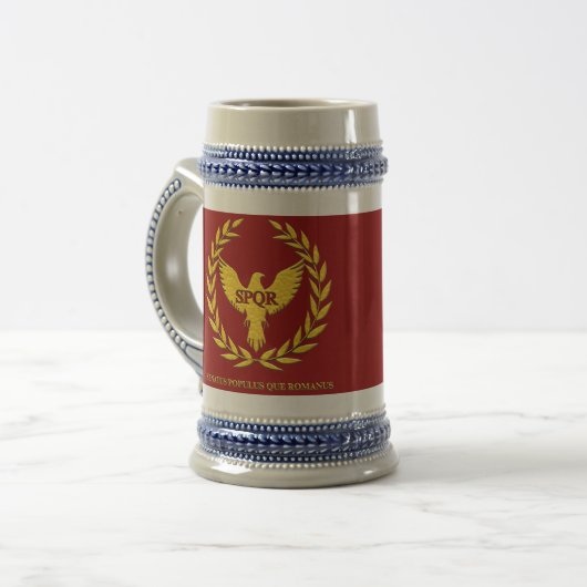 Caneca de Cerveja (Bear Mug) Águia Romana Bierpul (Voorkant links)