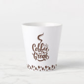 Caneca de latte Coffee break Latte Mok (Voorkant)