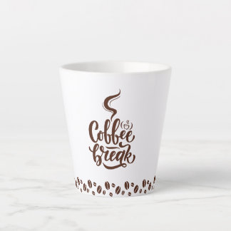 Caneca de latte Coffee break Latte Mok