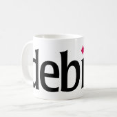 Caneca Debian Koffiemok (Voorkant links)