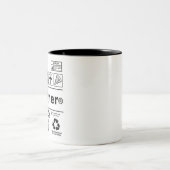 Caneca Designer Tweekleurige Koffiemok (Center)