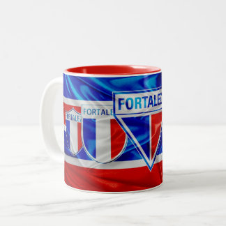 Caneca do Fortaleza Tweekleurige Koffiemok