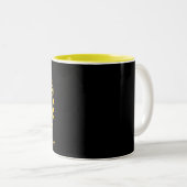 Caneca Dois Tons(Two-Tone Mug)Águia Romana Preto Tweekleurige Koffiemok (Voorkant rechts)