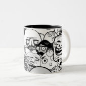 Caneca em dois tons - All Memes Tweekleurige Koffiemok (Voorkant rechts)