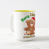 Caneca em dois tons-Natal Tweekleurige Koffiemok (Voorkant links)
