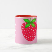 caneca estampada morango mok (Midden)