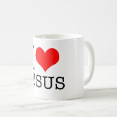 caneca EU AMO JESUS Koffiemok (Voorkant rechts)