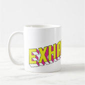 Caneca "Exhausted" Koffiemok (Links)