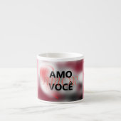 Caneca expresso: AMOR AMO VOCÊ Espresso Kop (Voorkant)