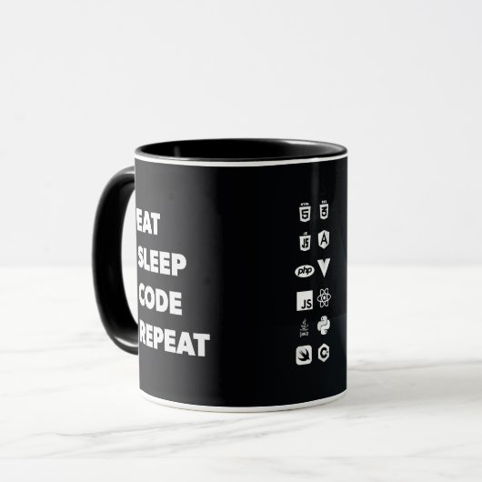 Caneca Geek Divertida Mok (Voorkant links)