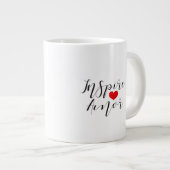 Caneca inspiradora de amor extra grote beker (Voorkant rechts)