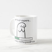 Caneca - Instalando minha paciência Koffiemok (Voorkant links)