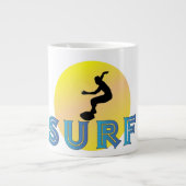 caneca jumbo personalizada surf extra grote beker (Voorkant)