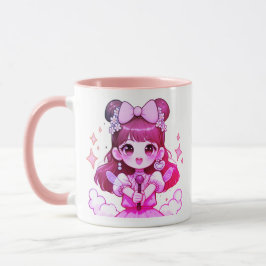 caneca kpop garota cantora desenho  mok