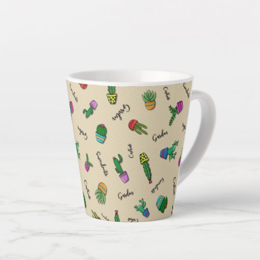 Caneca Linha Cactus Latte Mok (Rechterhoek)