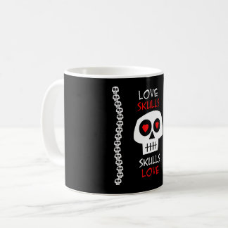 Caneca Love Skulls Koffiemok