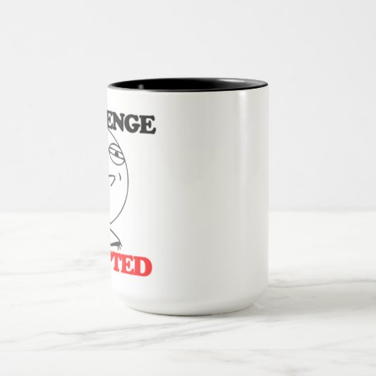 Caneca Memes - Challenge Accepted Mok (Midden)
