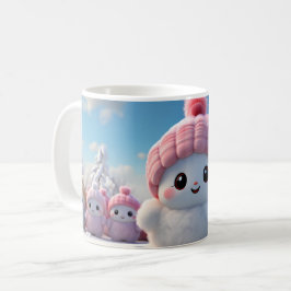 Caneca (Mug) Bonequinhos de Neve Fofos Koffiemok