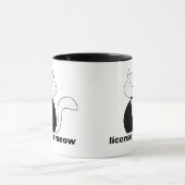 Caneca Mug - Cat. License to Meow (Centre)