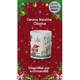 Caneca Natalina Clássica Extra Grote Beker