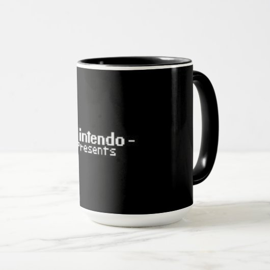 Caneca "Nintendo Presents" Mok (Voorkant rechts)