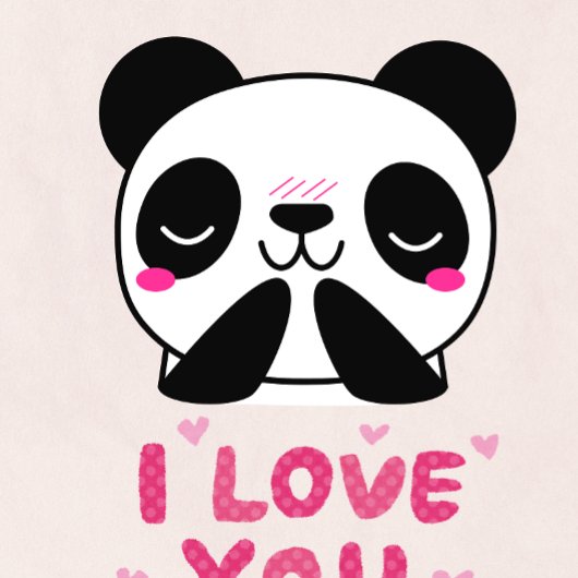 caneca panda coração desenho koffiemok