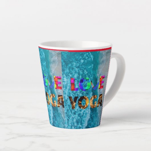 Caneca para café latte latte mok (Rechterhoek)