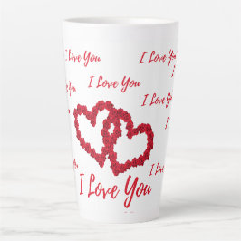 Caneca para Café Latte Romântica Latte Mok