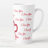 Caneca para Café Latte Romântica Latte Mok (Rechts)