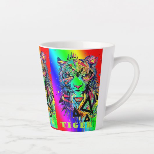 Caneca para café latte/Tigres Latte Mok (Rechts)