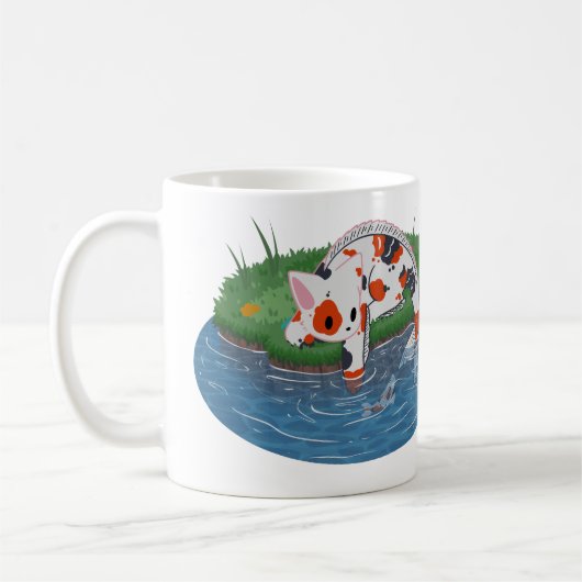 Caneca Peixe Gato Koffiemok (Links)