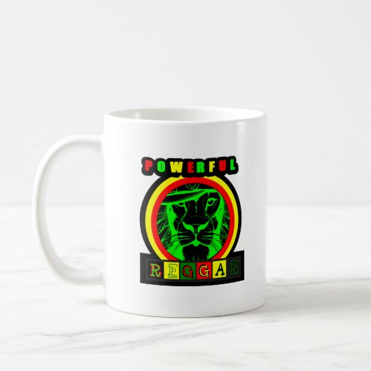 Caneca Powerful Reggae Koffiemok (Links)